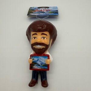 Bob Ross Artist Christmas Ornament Decoupage 4.25" Holiday Ruz New